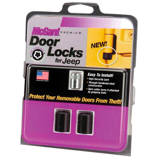 McGard 87-95 Jeep Wrangler YJ 2-Door Lock Set - (2 Locks)