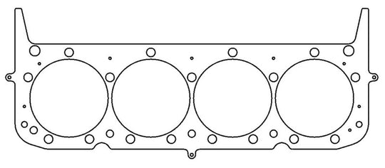 Cometic Chevy Small Block BRODIX BD2000 Heads 4.030in Bore .040in MLS Head Gasket