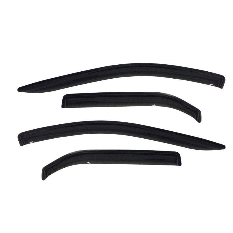 Westin 2007-2011 Nissan Versa 4dr Wade Slim Wind Deflector 4pc - Smoke