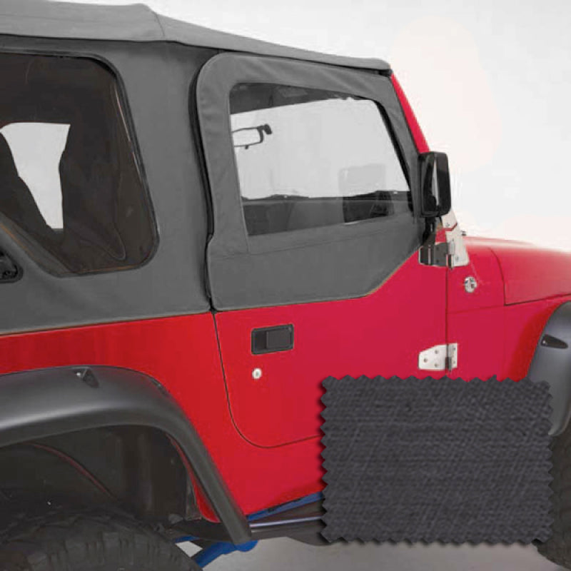 Rugged Ridge Door Skins Black Denim 97-06 Jeep Wrangler