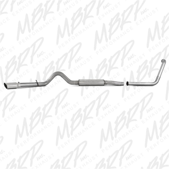 MBRP 2003-2005 Ford Excursion 6.0L Turbo Back Single Side (Stock Cat)