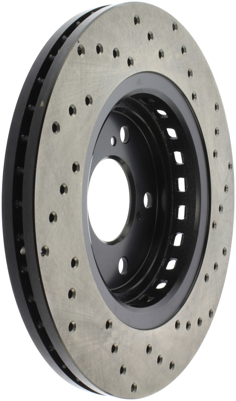 StopTech Sport Cross Drilled Brake Rotor - Front Left