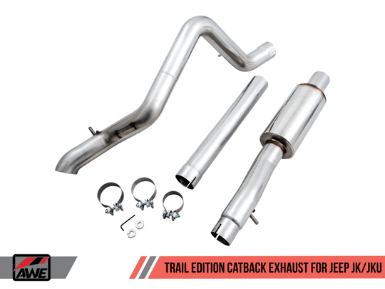 AWE Tuning 07-18 Jeep Wrangler JK/JKU 3.6L Trail Edition Cat-Back Exhaust