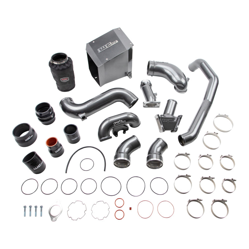 Wehrli 06-07 Chevrolet Duramax 6.6L LBZ Stage 2 High Flow Intake Bundle Kit - Gloss Black