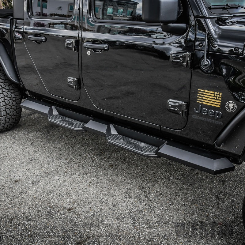 Westin 2020 Jeep Gladiator HDX Xtreme Nerf Step Bars - Textured Black