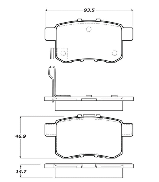 StopTech Performance Touring Brake Pads