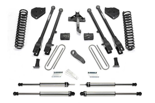 Fabtech 17-21 Ford F250/F350 4WD Diesel 6in 4Link Sys w/Coils & Dlss Shks