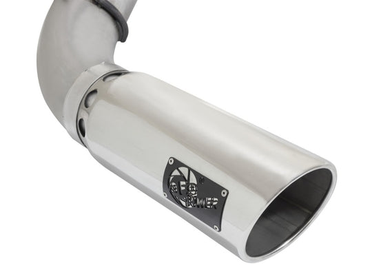 aFe LARGE Bore HD Exhausts 5in DPF-Back SS-409 2016 Nissan Titan XD V8-5.0L CC/SB (td)