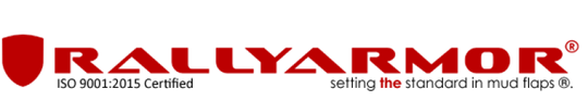 Rally Armor 2022+ Can-Am Ryker Black UR Mud Guard Red Logo (MOQ 200 PCS)