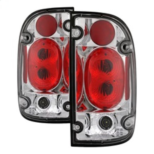 Spyder Toyota Tacoma 95-00 Euro Style Tail Lights Chrome ALT-YD-TT95-C