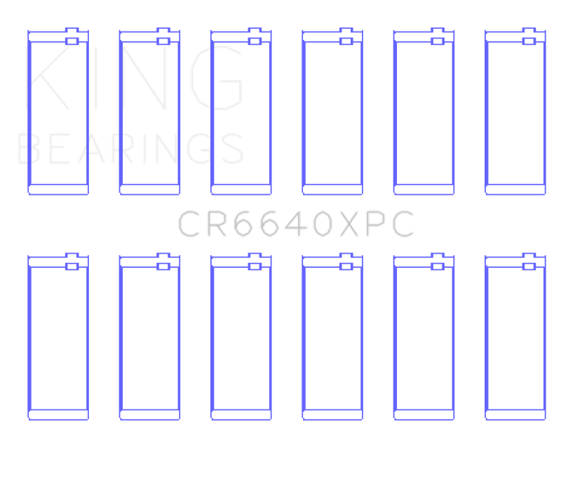 King Engine Bearings BMW M20 &amp; M50 2.0L/2.5L/2.7L Coated Performance Rod Bearing Set