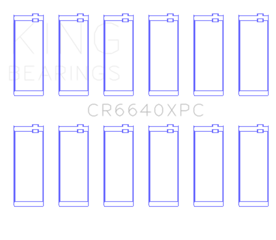 King Engine Bearings BMW M20 &amp; M50 2.0L/2.5L/2.7L Coated Performance Rod Bearing Set