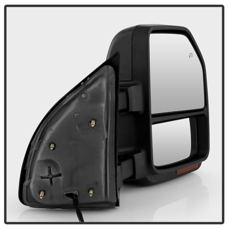 xTune 08-15 Ford F-250 SD Heated Adj LED Signal Power Mirror - Smk (MIR-FDSD08S-G4-PW-RSM-SET)