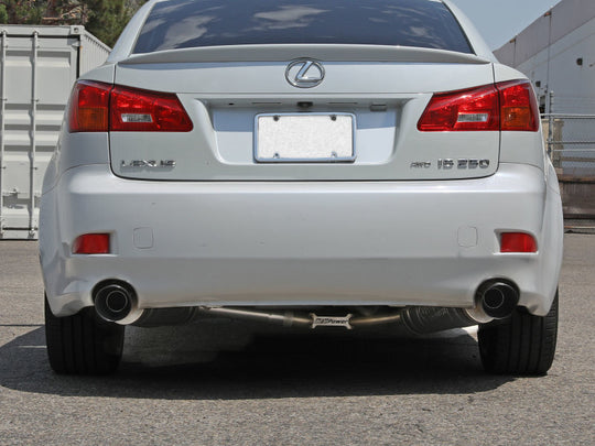 aFe POWER Takeda 06-13 Lexus IS250/IS350 SS Axle-Back Exhaust w/ Black Tips