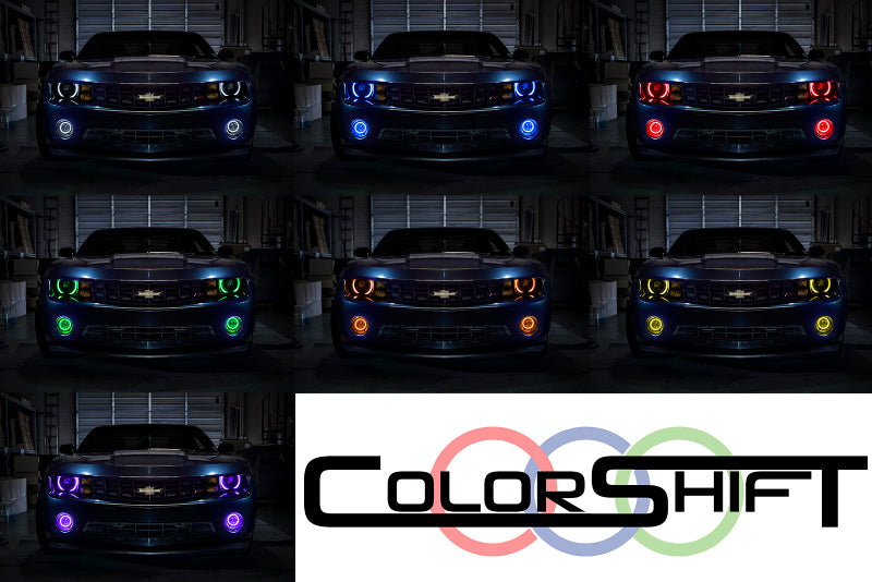 Oracle Chevrolet Camaro RS 10-13 Halo Kit - ColorSHIFT w/ Simple Controller SEE WARRANTY