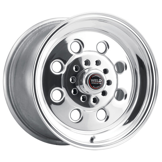 Weld Draglite 15x15 / 5x4.5 & 5x4.75 BP / 7.5in. BS Polished Wheel - Non-Beadlock