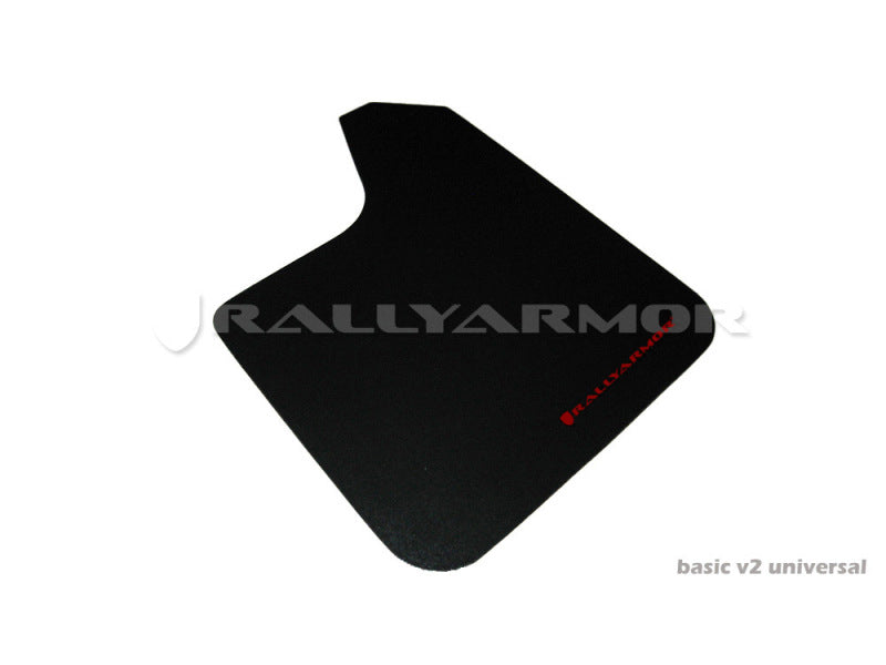 Rally Armor Universal Basic Mud Flap White Logo