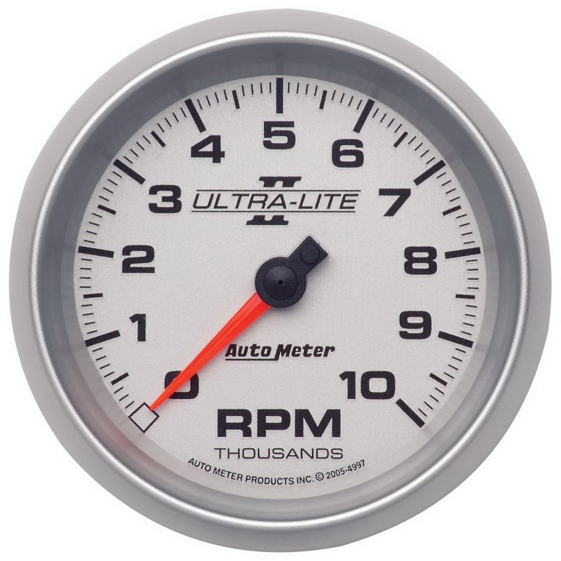 Autometer Ultra-Lite II 3-3/8in 10000 RPM In-Dash Tachometer
