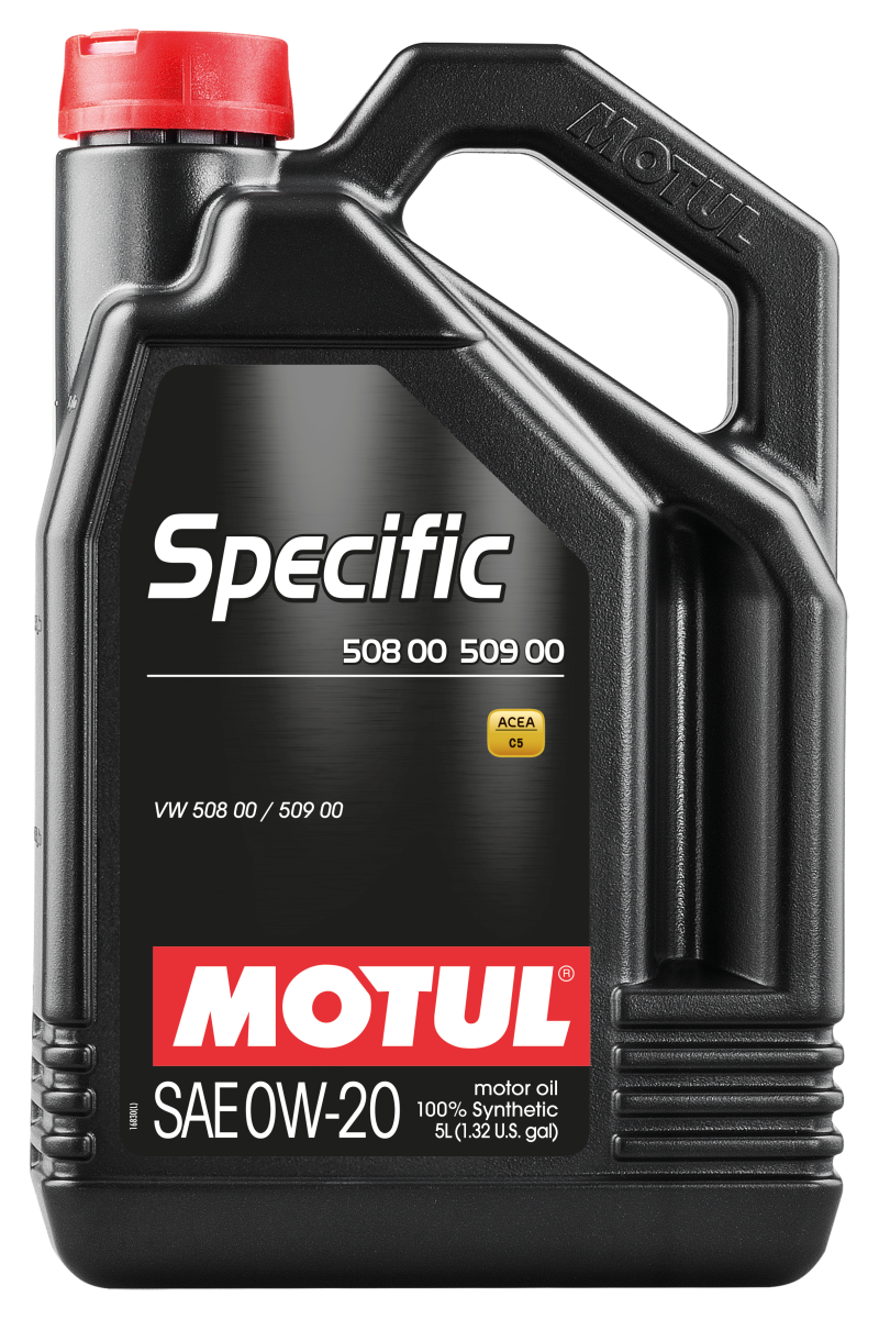 Motul 5L Specific 508 0W20 Oil - Acea A1/B1 / VW 508.00/509.00 / Porsche C20