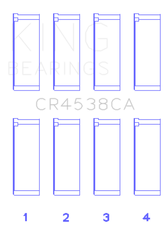 King Engine Bearings Mini Cooper S/Cooper S Conv/Works W11B16A Rod Bearing Set - Size STD
