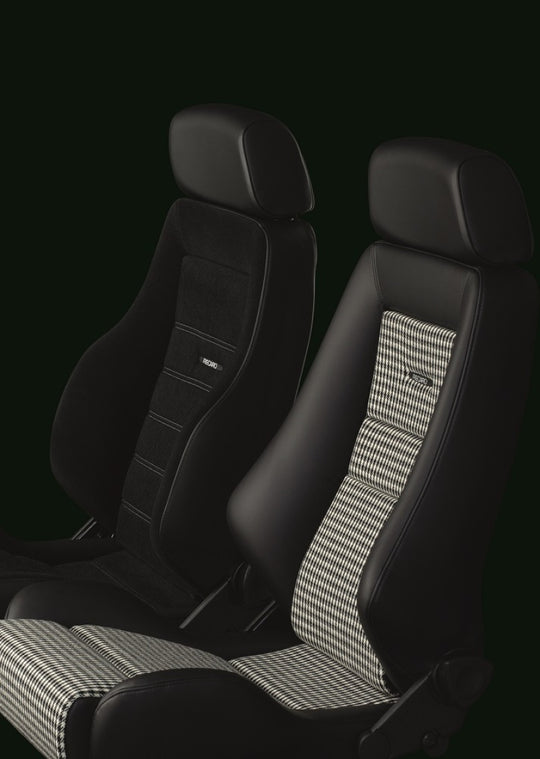 Recaro Classic LX Seat - Black Leather/Classic Corduroy