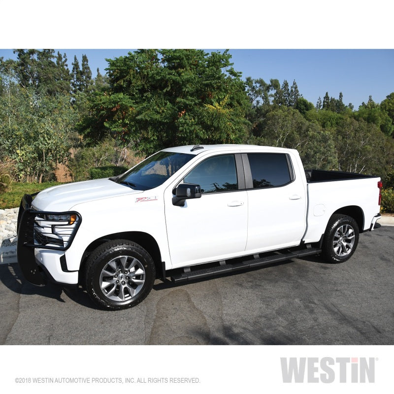 Westin 2019 Chevrolet Silverado/Sierra 1500 Crew Cab (5.5ft) R5 Modular Nerf Step Bars - Black