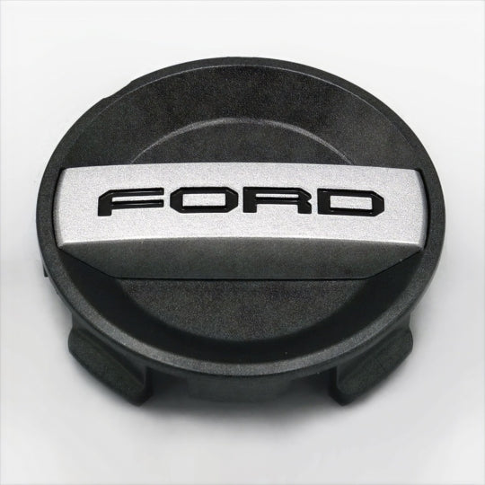 Ford Racing Car Black and Chrome Wheel Cap