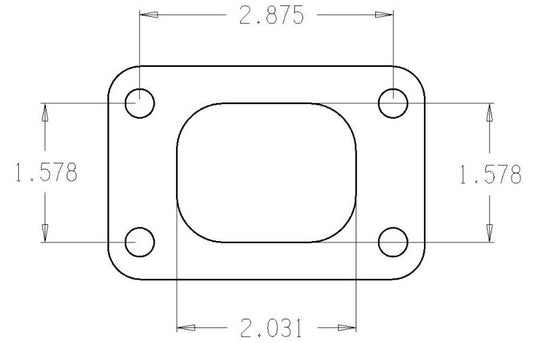 Cometic Turbo FLG T25 Garrett Turbine Inlet Exhaust Gasket