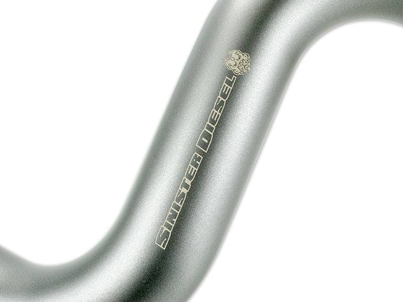 Sinister Diesel 03-07 Ford 6.0L Powerstroke Cold Side Charge Pipe (Gray)