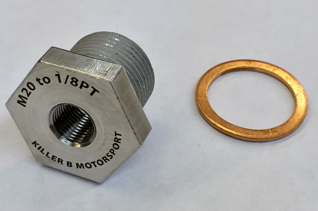 Killer B Oil Temperature Sensor Adapter OEM to 1/8NPT