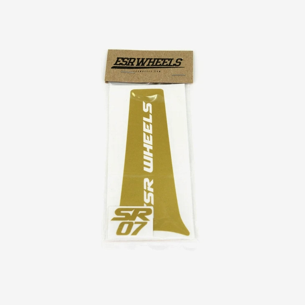 GOLD METALLIC SR07 SPOKE DECALS