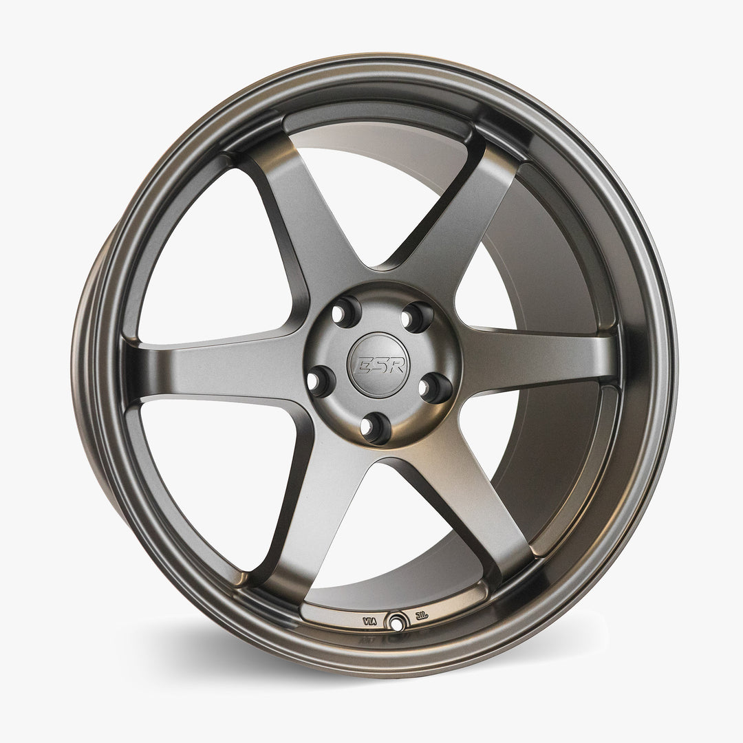 SR07 17X8.5 5X108 (CUSTOM DRILL) +30 MATTE BRONZE FACE MATTE BRONZE LIP