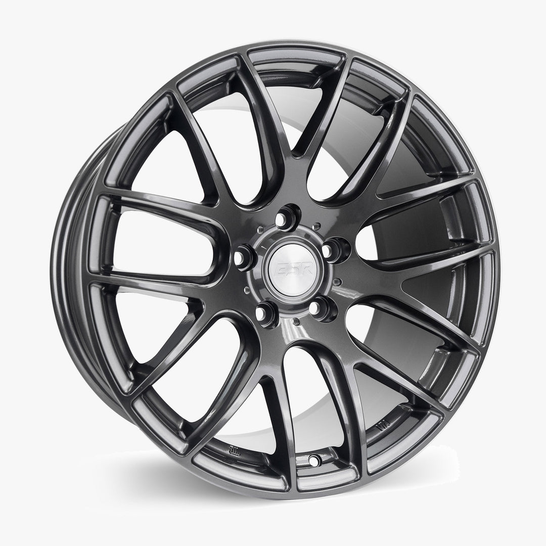SR12 19X8.5 5X114.3 +30 GLOSS GRAPHITE FACE GLOSS GRAPHITE LIP